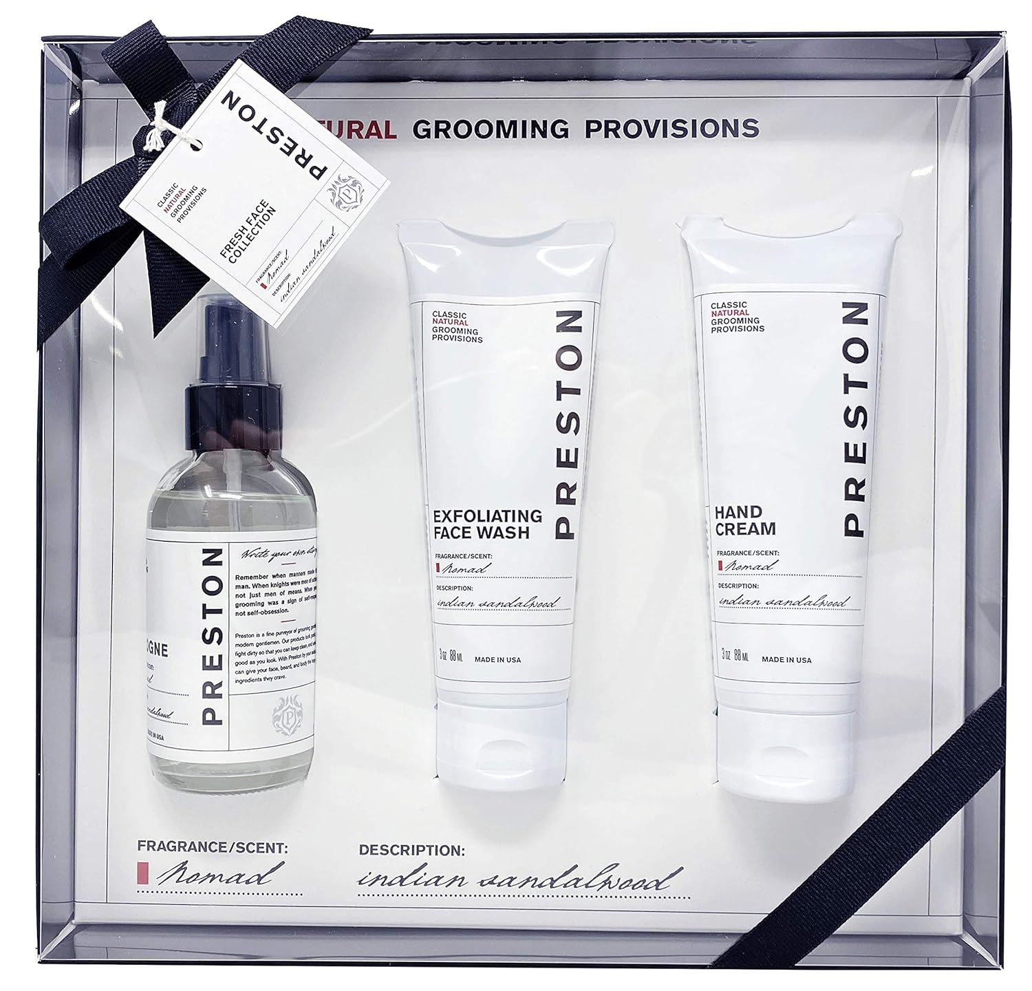 men's hand cream set