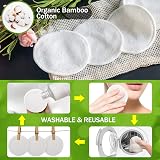 Hima'la 24 Pcs Reusable Bamboo Makeup Remover Pads with Laundry Bag view 7