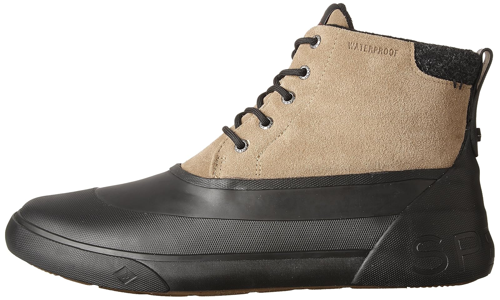 sperry cutwater deck boot black