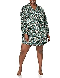 Amazon Essentials Women's Woven Flannel Notch