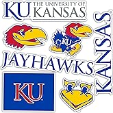 Desert Cactus University of Kansas Sticker Jayhawks KU Sticker Vinyl Decals Laptop Water Bottle Car Scrapbook Sheet T2 (Type 2)