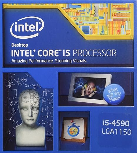 Amazon Com Intel Core I5 4590 Bxi Processor 6m Cache 3 3 Ghz Computers Accessories