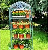 RAM 4 Tier Walk In Greenhouse Compact Grow House with Roll Up Door view 2