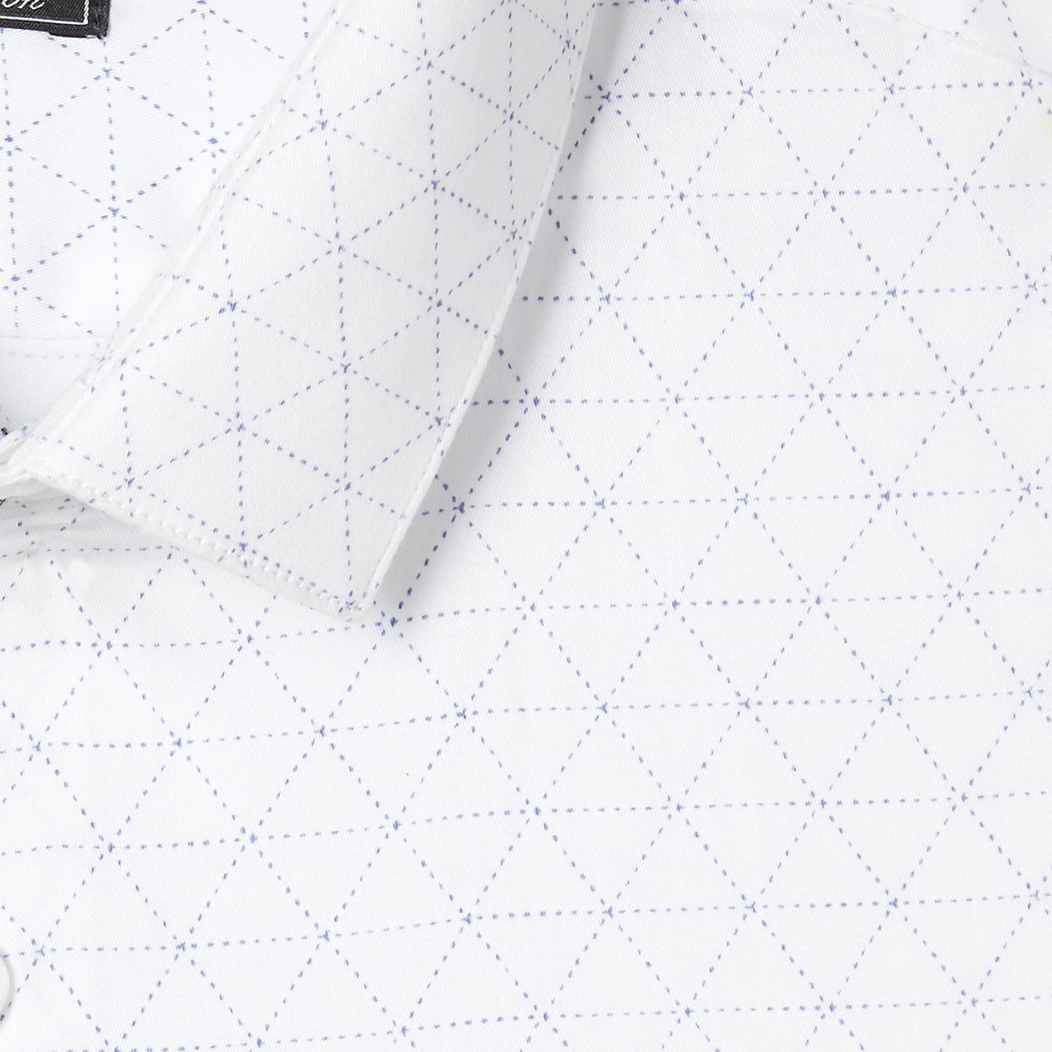 us polo association men's printed regular fit formal shirt