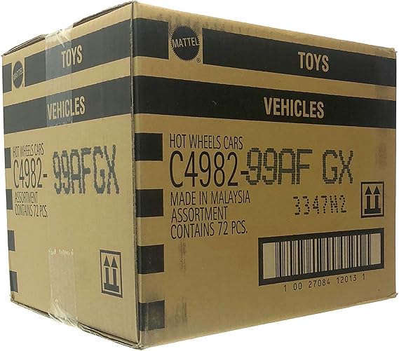 Mattel Hot Wheels 72 Count Random Case 