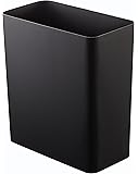 YAMAZAKIHome 2916 Tower Square Trash Can, Black