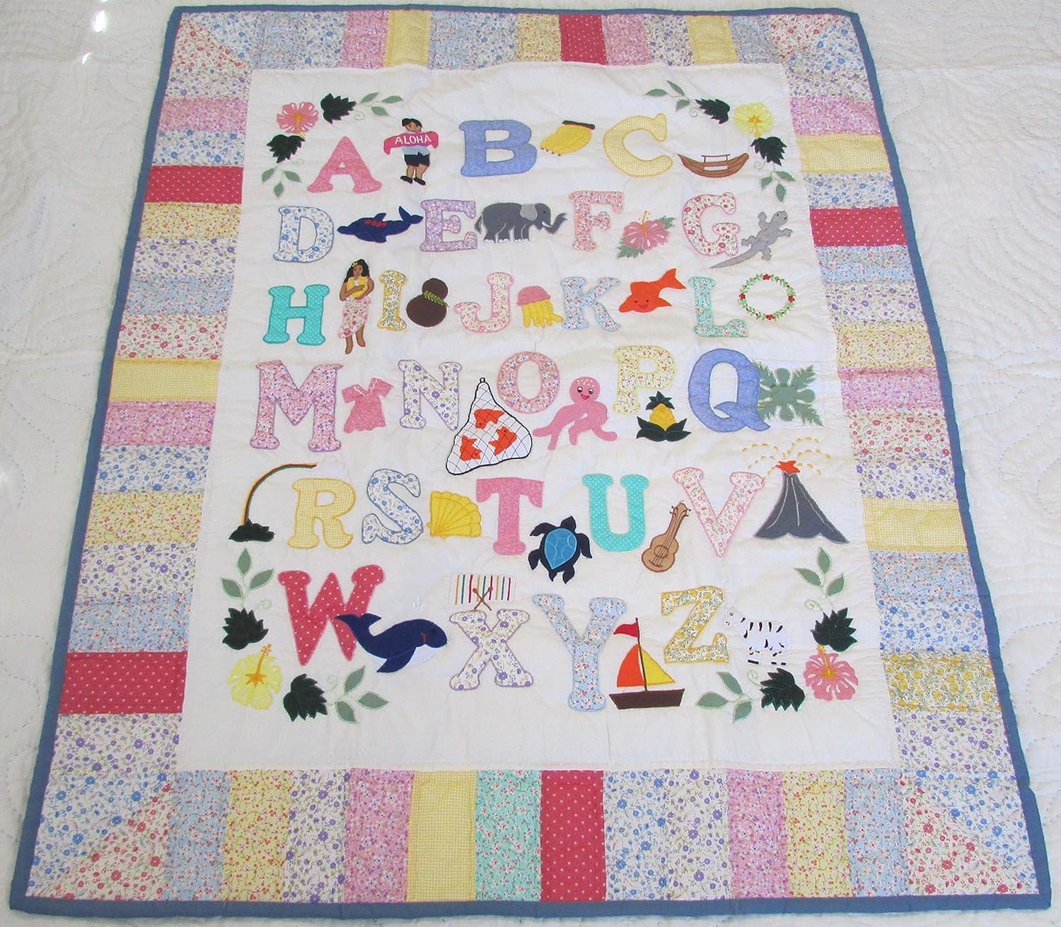 alphabet baby blanket