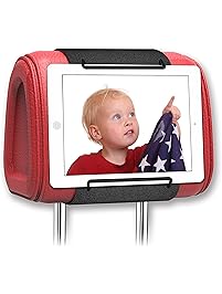 Car Headrest Mount Holder, Universal Car Back Seat Holder for pple iPad, iPad Mini 2/3/4, iPad Air, iPad Pro 9.7", Samsung Galaxy Tab & Note and More (ALL 7 Inch to 11 Inch Tablets), Black