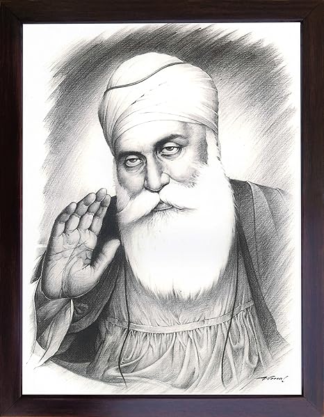 Amazoncom Sikh Religious Lord Gurunank Dev Ji Going