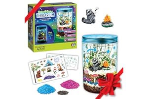 Creativity for Kids Grow 'N Glow Terrarium Kit - Educational Science Kits| Holiday Stocking Stuffers for Kids Gifts for Boys and Girls| Craft and STEM Projects (Ages 6+)