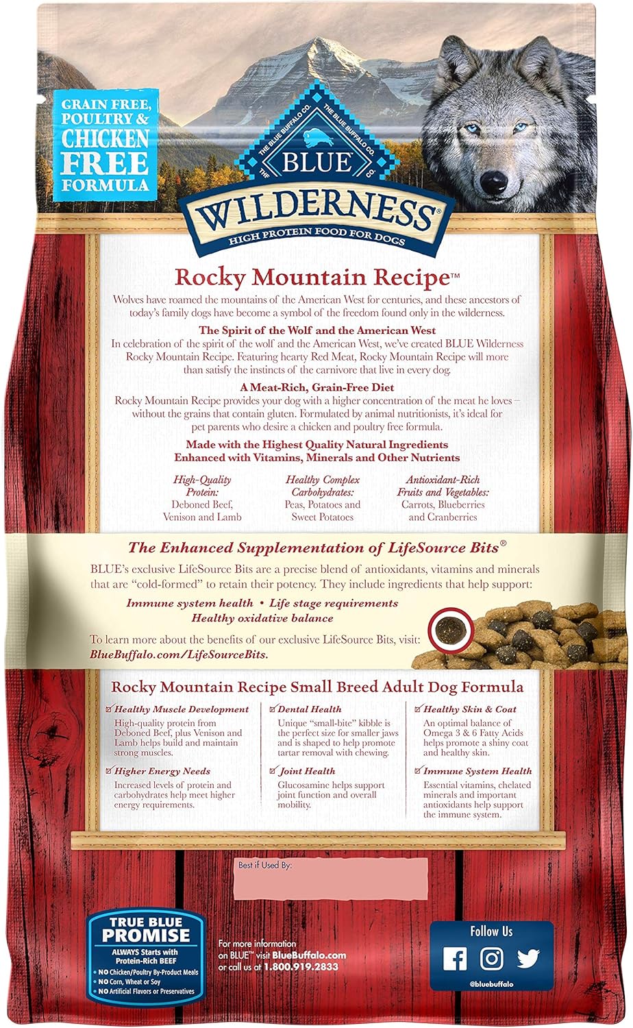 blue wilderness small breed red meat