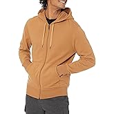 Amazon Essentials Men's Lightweight French Terry Full-Zip Hoodie with Comfortable Fit