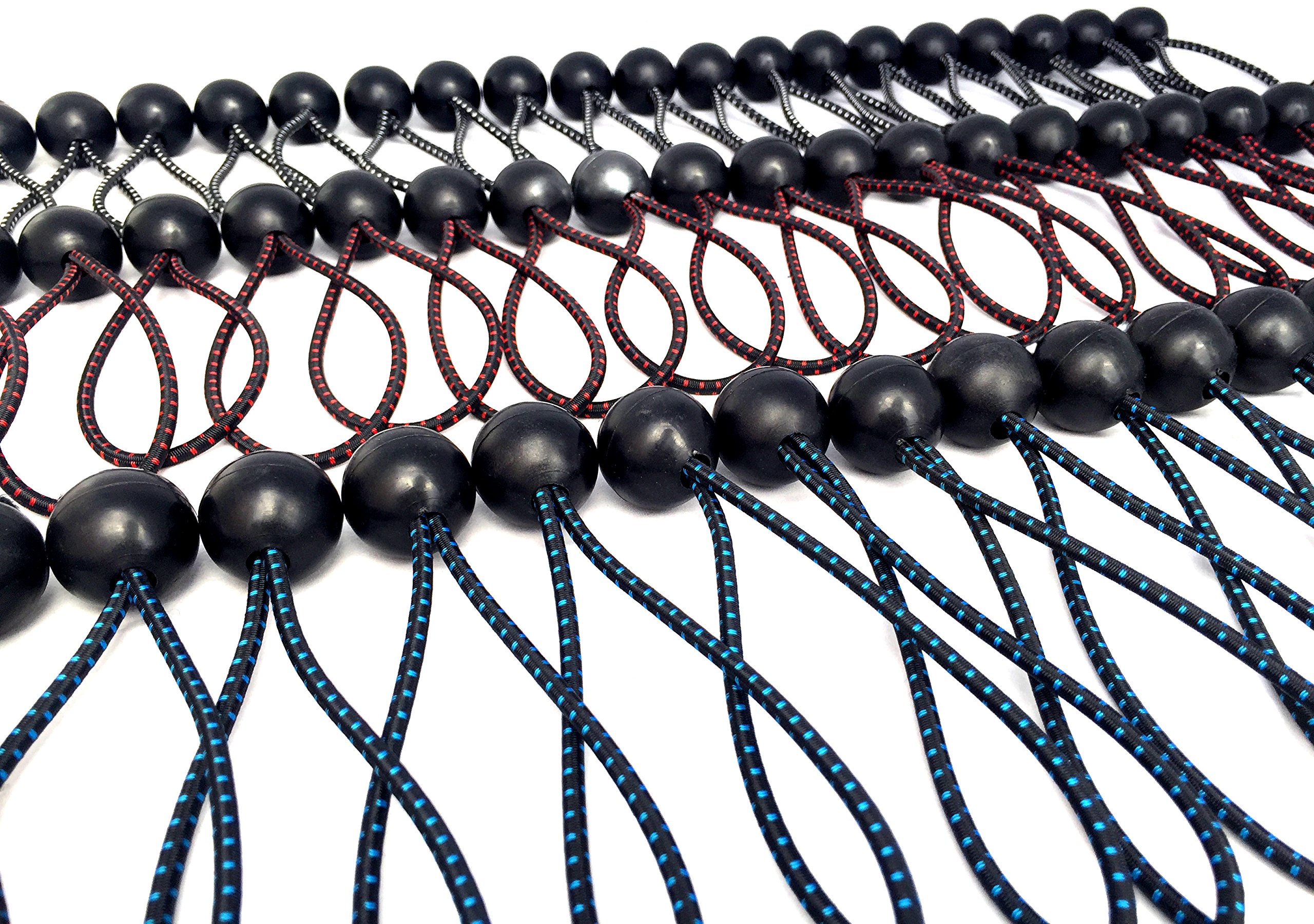 Premium Ball Bungee Cords, Quality 60 Pack of 3 Sizes for Tarp & Canopy
