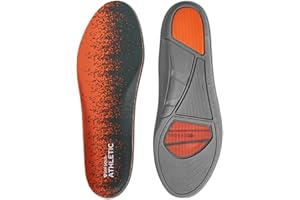 Sof Sole Athletic Trim-to-Fit Insole: A Gel-Cushioned Insole for Enhanced Shock Absorption, Men's 7-13