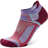 Balega Hidden Contour Upcycled Impact Resistance / Cushioning Performance No Show Athletic Running Socks for Men and Women (1 Pair) Lavender/Pinkberry, Small