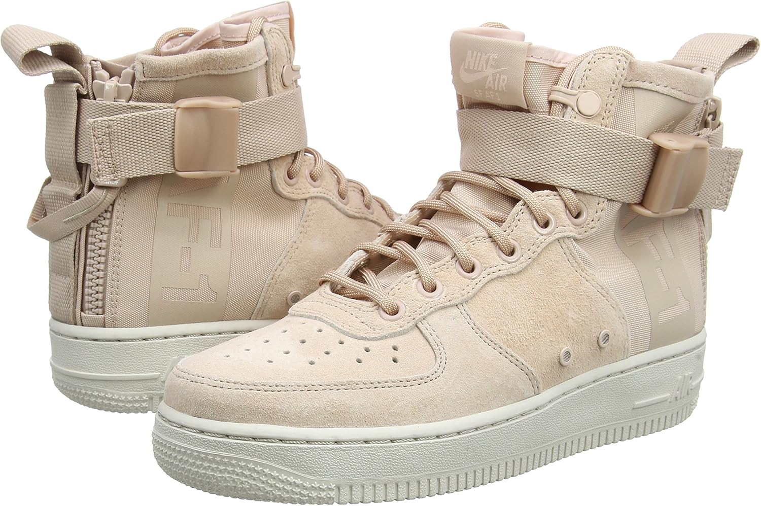  | Nike Womens SF AF1 Mid Leather Lace-Up High Top Sneakers | Basketball