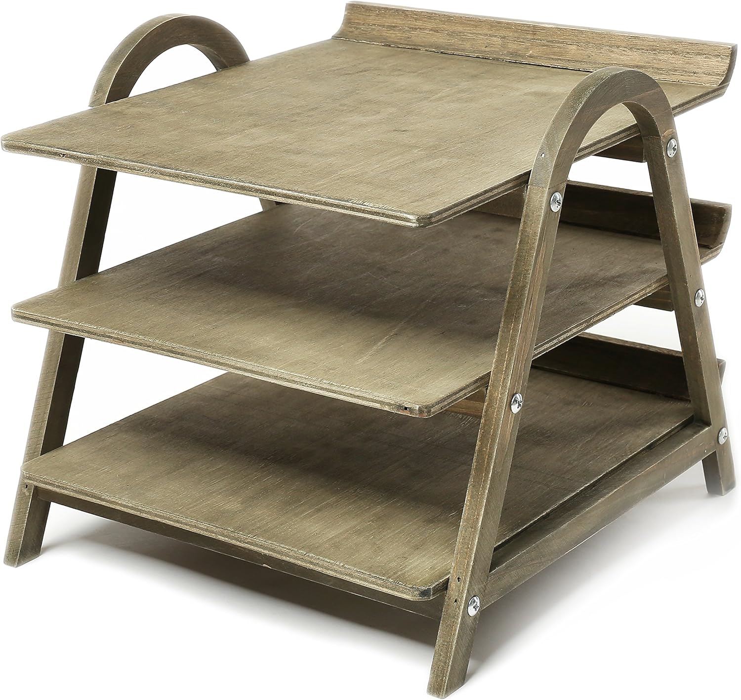 Best Wood And Brass Desk Organizer