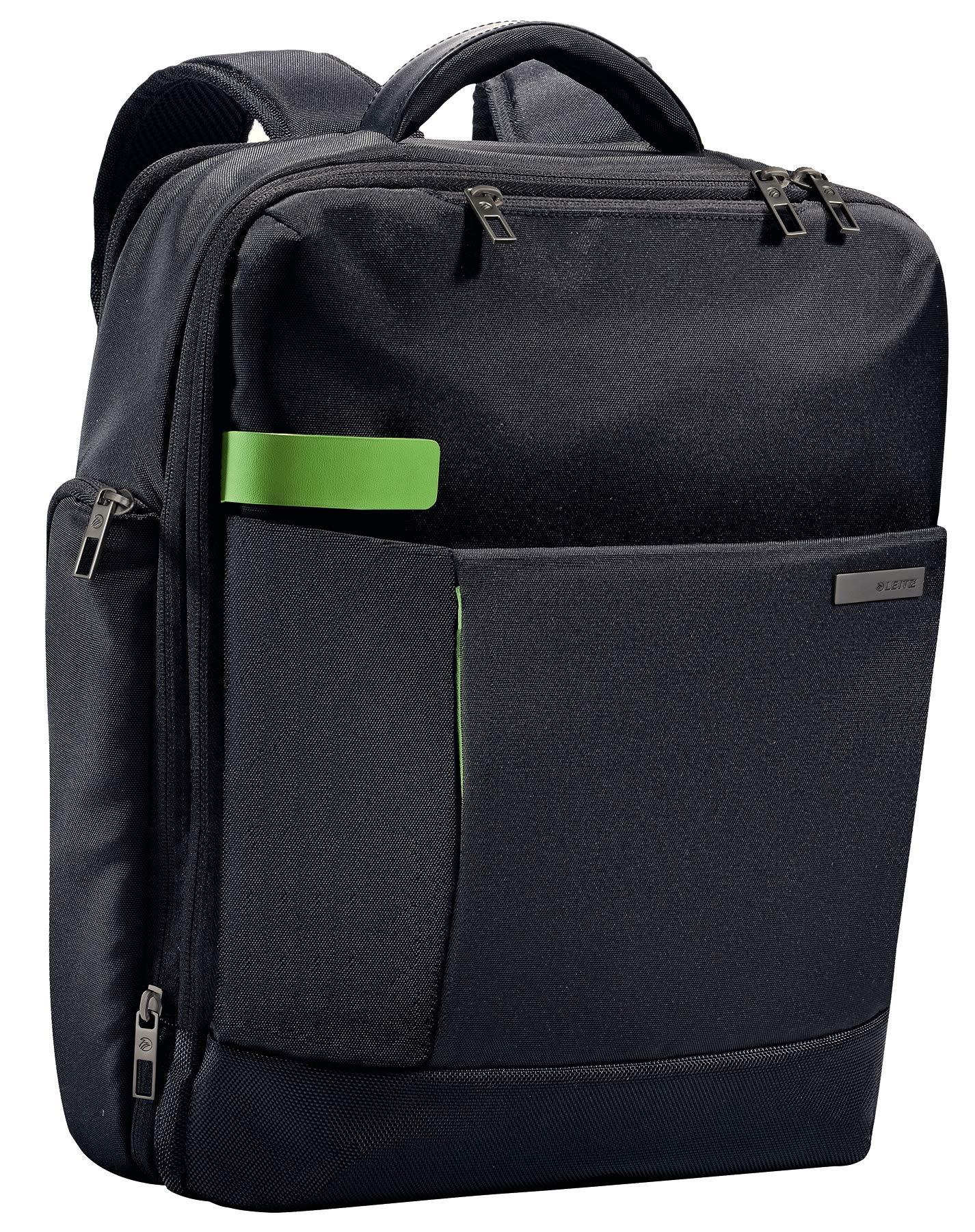 Leitz 15.6 Inch Light-Weight Expandable Laptop Backpack Smart Traveller Range, Black