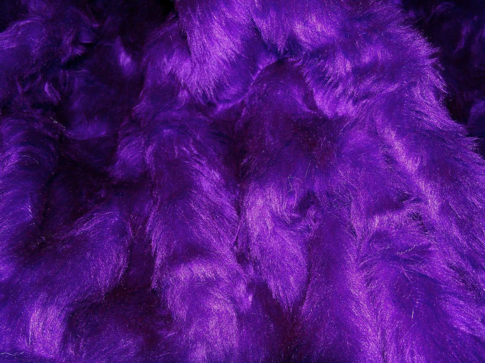 Plain Fun Faux Fur Fabric Material Purple, 1/8Mtr - 50cmx37cm โ image 1