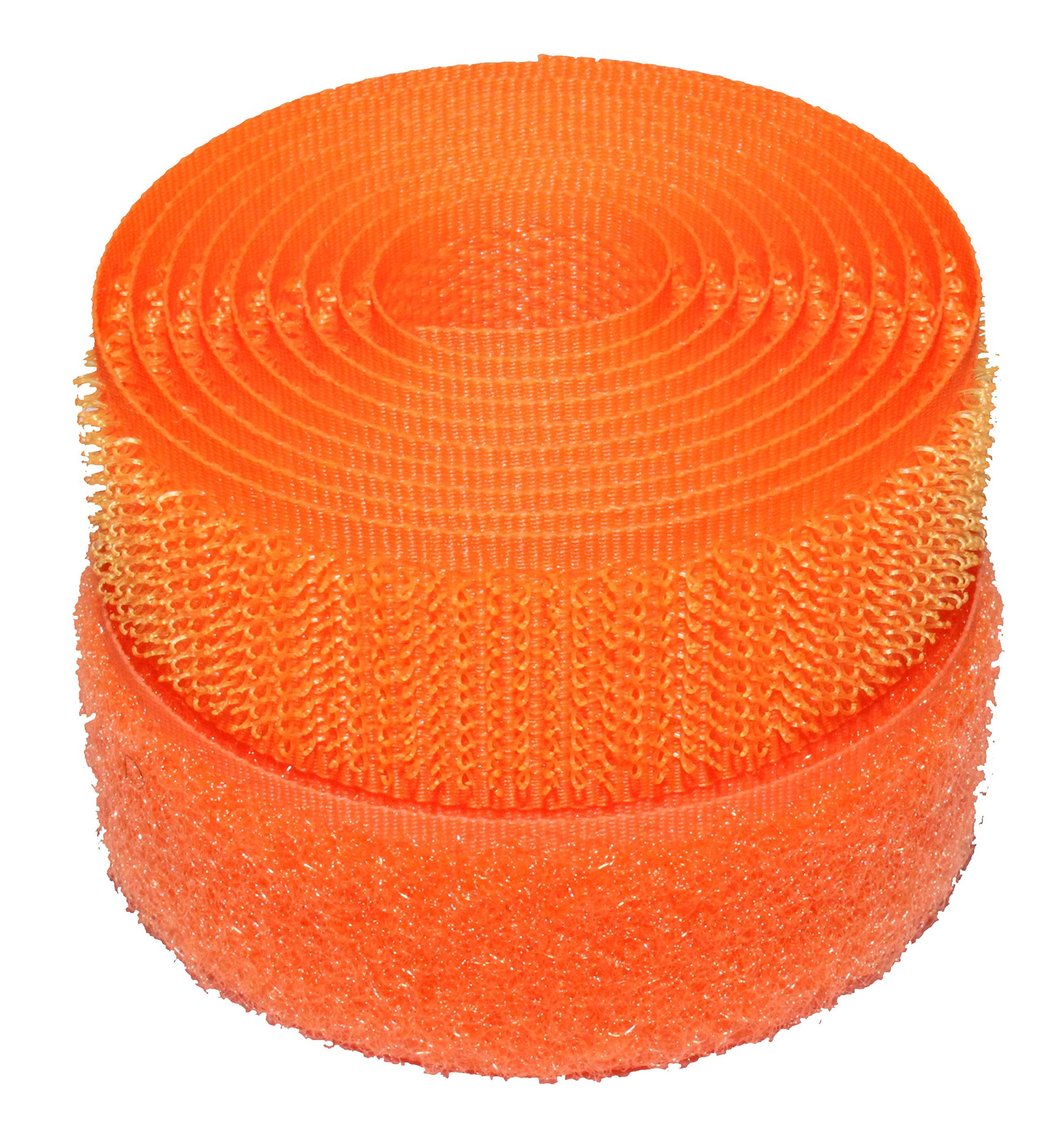 Fluorescent Orange 20mm Sew-on Hook & Loop Tape Alfatex® Brand supplied by the Velcro Companies - Various Lengths (Length: 3m)