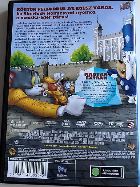 Tom And Jerry Meet Sherlock Holmes Tom Es Jerry Es Sherlock Holmes Billy West Joe Alaskey Michael York Malcolm Mcdowell John Rhys Davies Grey Delisle Spike Brandt Jeff Siergey Spike Brandt Tony Cervone Sam Register Amazon Com