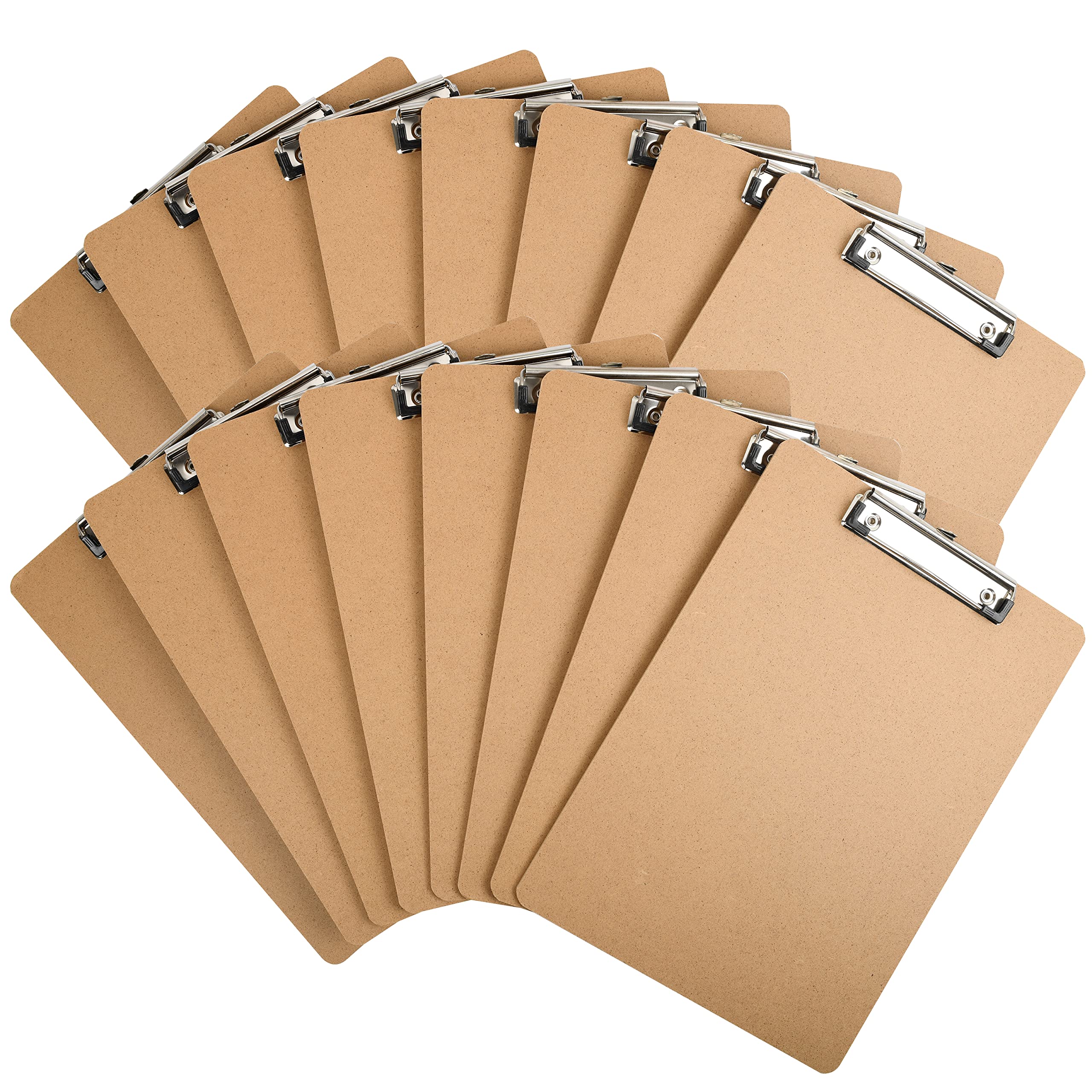 Happyhapi 16 Pack Clipboards Letter Size 9" x