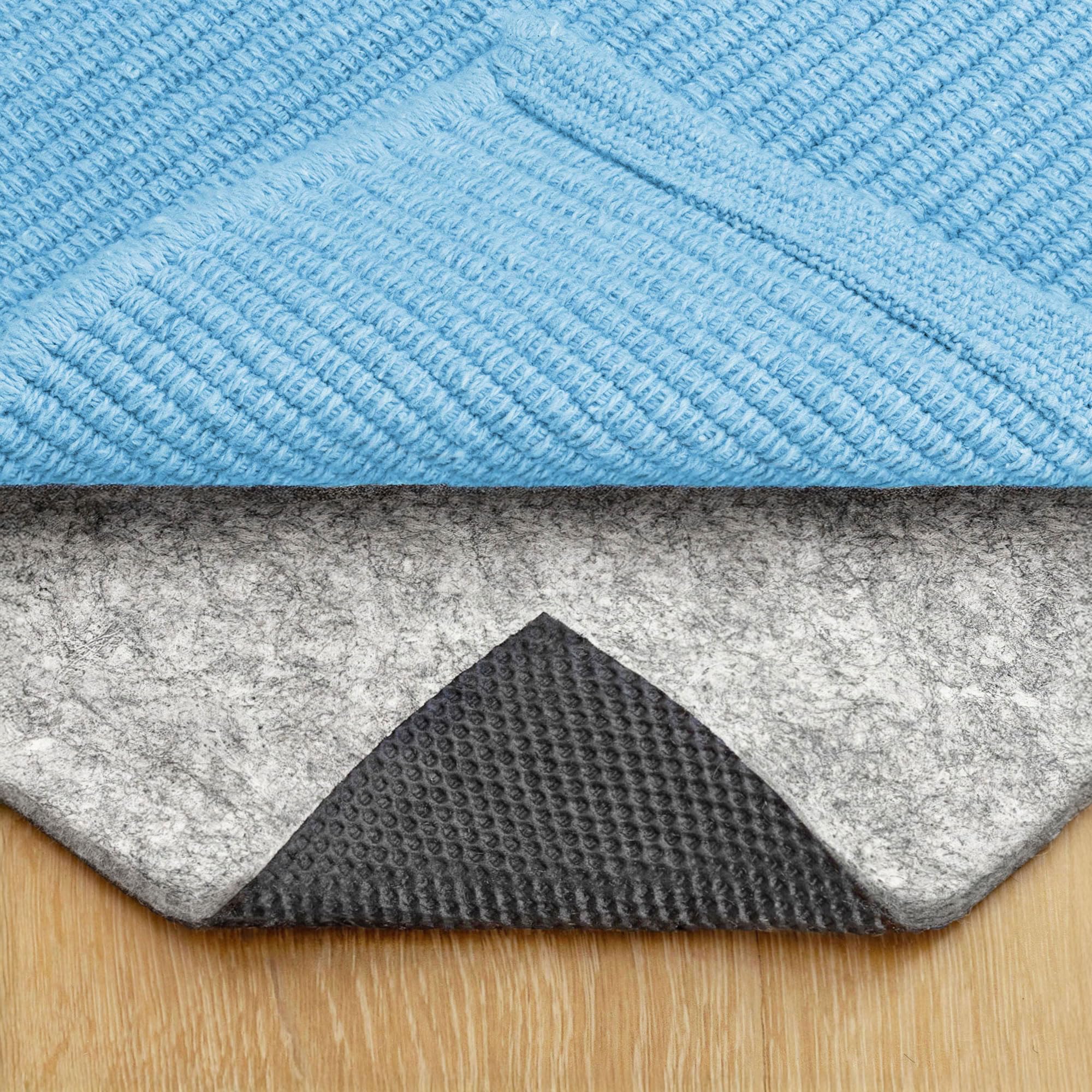 RUGPADUSA - Dual Surface - 9'x12' - 1/4" Thick - Felt + Rubber - Non-Slip Backing Rug Pad - Safe for All Floors