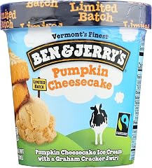 Ben & Jerry's, Ice Cream Pumpkin Cheesecake, 1 Pint