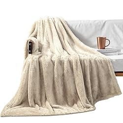 Exclusivo Mezcla Plush Fuzzy Fleece Throw Blanket