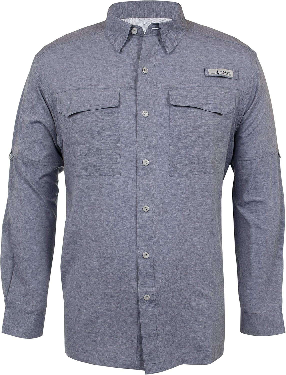 HABIT Men's Belcoast Long Sleeve River Guide Fishing Shirt at Amazon