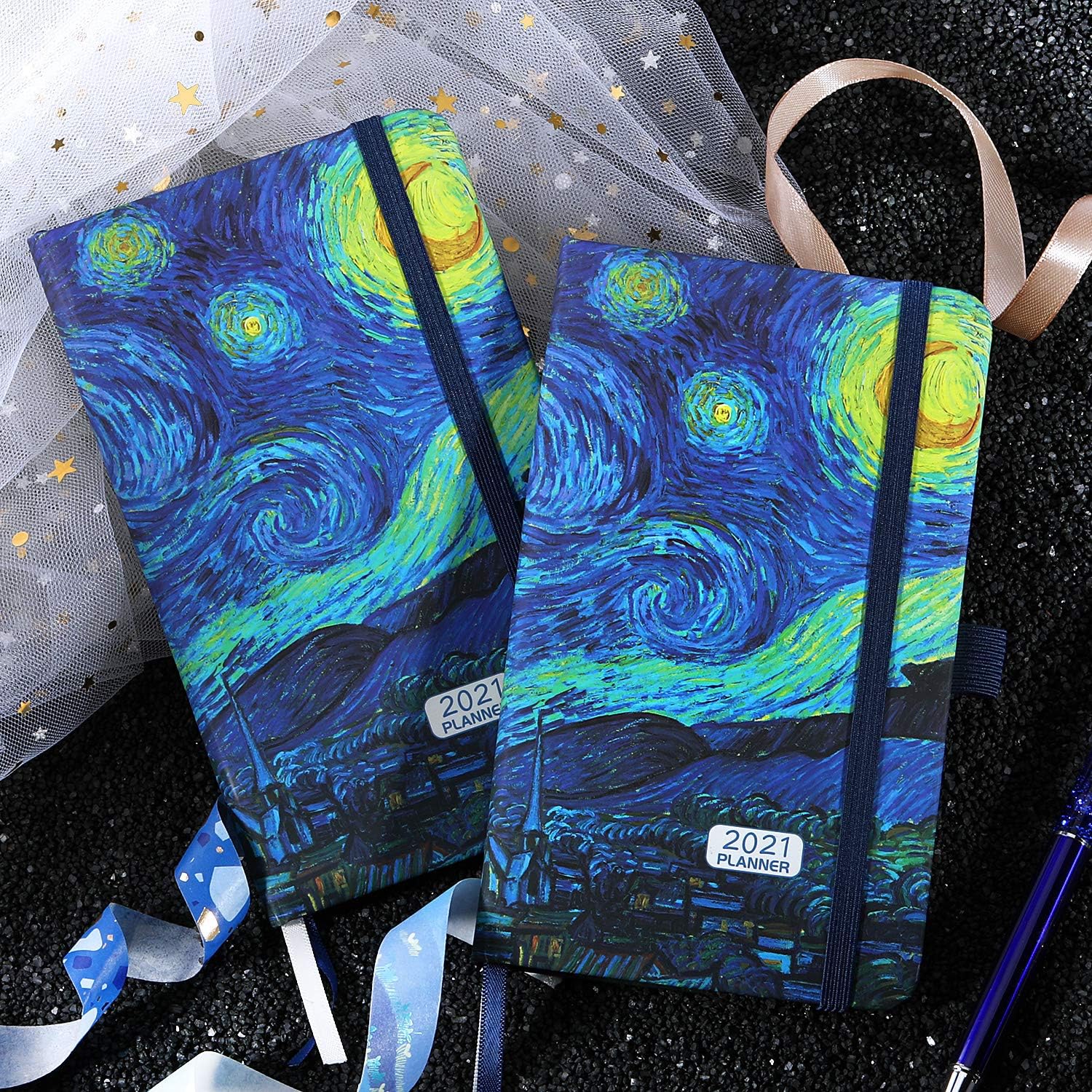 2021 Pocket Planner/Calendar - Weekly & Monthly Pocket Planner, Jan - Dec 2021, 6.3''×3.8'', Agenda Planner and Schedule Organizer with Pen Holder : Office Products