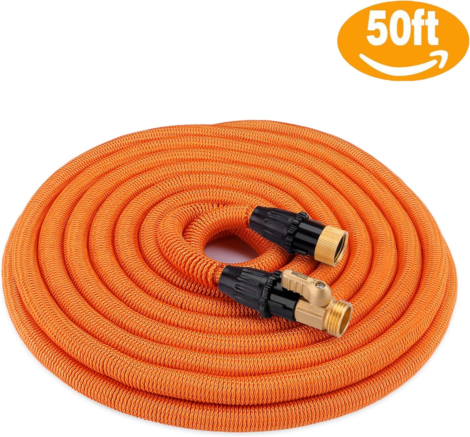 Tacklife 50ft Expandable Garden Hose With Double Layer Latex Core 3 4 Brass Connectors No Kink Flexible And No Leak Water Pipe Great For Car Boat Pet Wash Amazon Co Uk Garden Outdoors