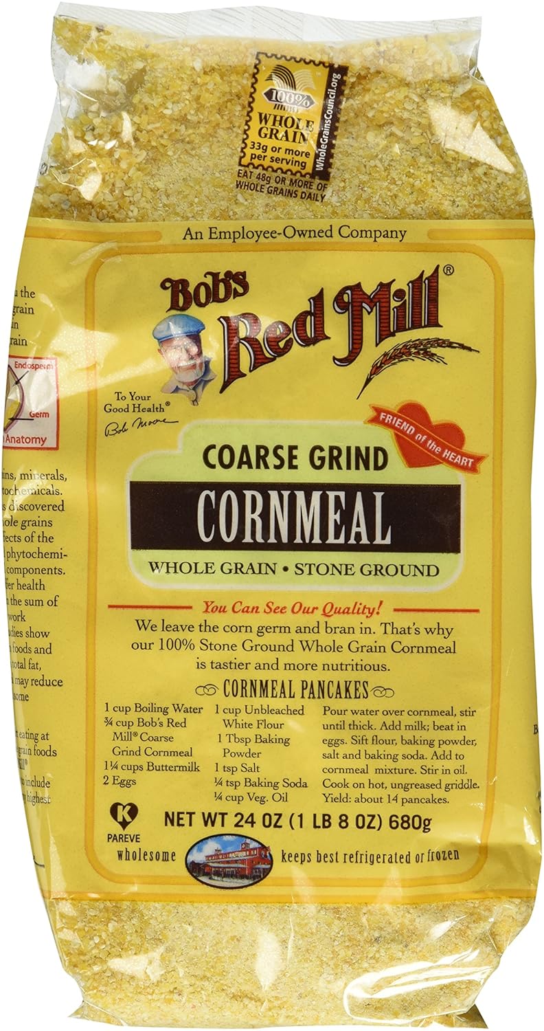 Amazon.com : Bob's Red Mill Cornmeal Coarse Grind 24.0 OZ ...