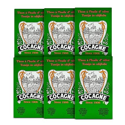 Amazon Com Tuna In Olive Oil 6 X 120 G Cocagne Ramirez Portugal Grocery Gourmet Food