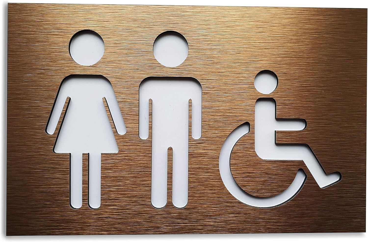 Mipcase 4 Pezzi Adesivi Disabili Sedia Rotelle Decalcomanie - Foto 4