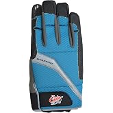 CUDA Wire Wrapping Durable Velcro Secured Fishing Gloves with Cut Resistant Padded Palms, Thumb and Index Finger Touchscreen Control