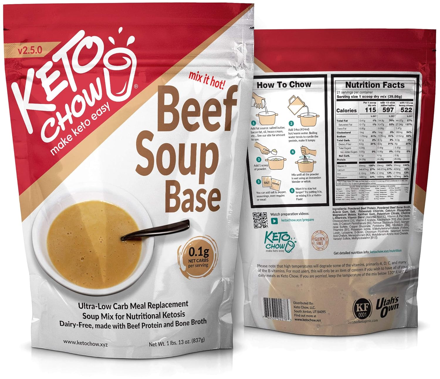 Keto Chow - Chocolate Peanut Butter Shake (single serving) – SwitchGrocery