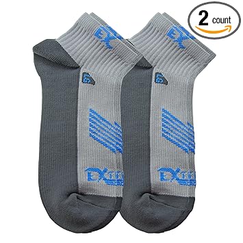 Image result for Extreme Gear NO Show Running Socks - High Performance Moisture Wicking Ultra Breathability No Show Blister Free Sock 3 Colors