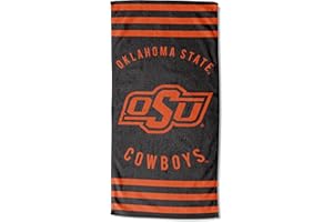 NORTHWEST NCAA Oklahoma State Cowboys Beach Towel, 30" x 60", Stripes
