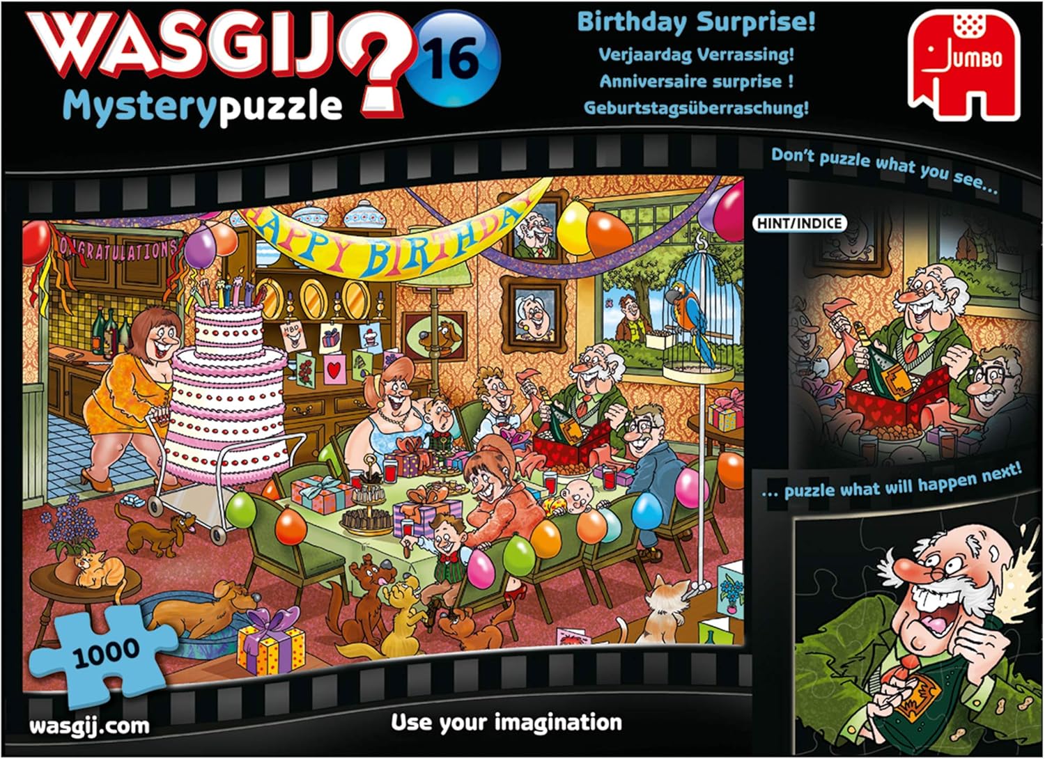 Wasgij 19165 Mystery 16Birthday Surprise 1000 Piece Jigsaw Puzzle