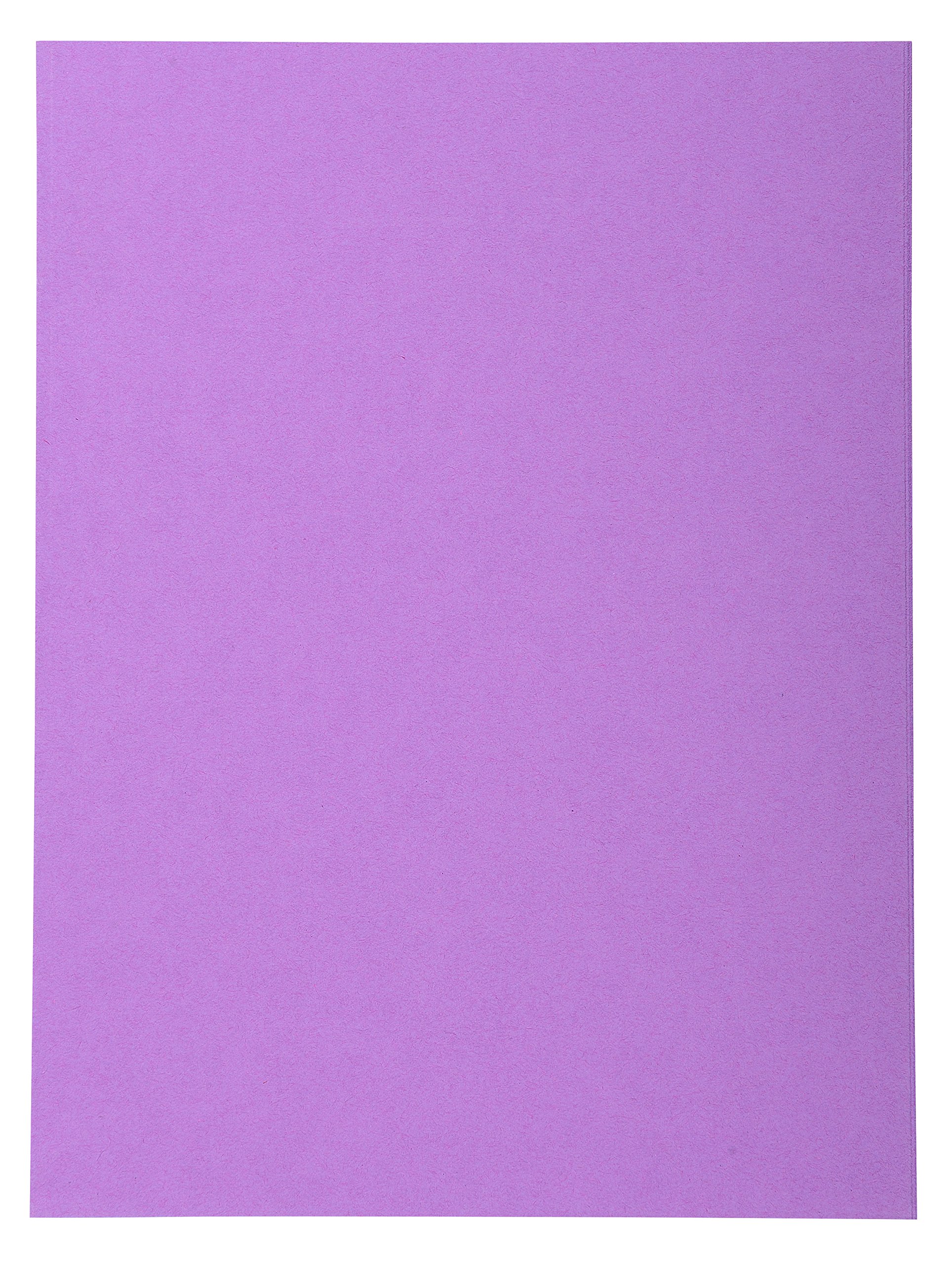 Exacompta - Ref 420016E - Forever Collection - Recycled Square Cut Folder - A4 (210 x 297mm), 170gsm Recycled Board, Blue Angel Certified - Purple (Pack of 100)