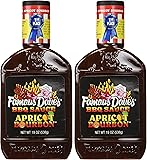 Famous Dave's Apricot Bourbon BBQ Sauce (2 Pack) 1st Place Barbecue Winner