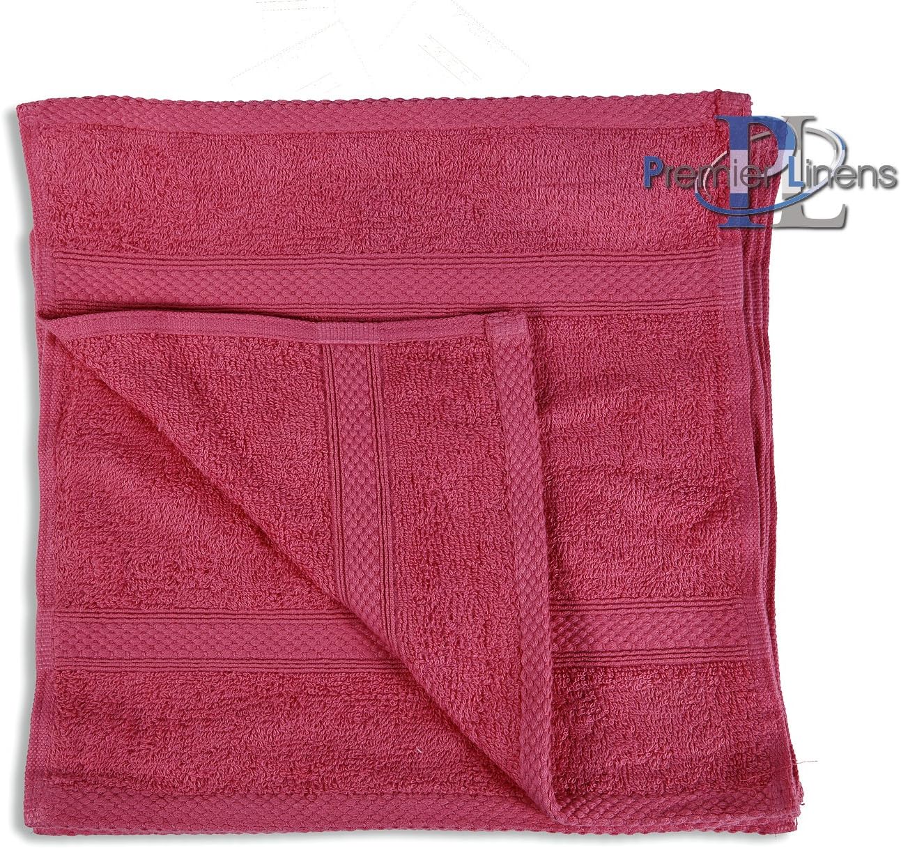 Premier Linens® 12 x Flannels Face Cloth, cotton towel for makeup
