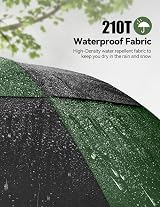 TECKNET Golf Umbrella 68 Inch Windproof Double Canopy Auto Open EVA Grip view 4