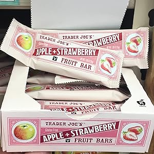 Trader Joe's Apple + Strawberry Fruit Bar, 12 Pack