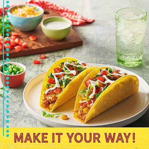 OLD EL PASO STAND ‘N STUFF TACO SHELLS, GLUTEN FREE, MEAL PREP, 10 CT, 4.7 OZ