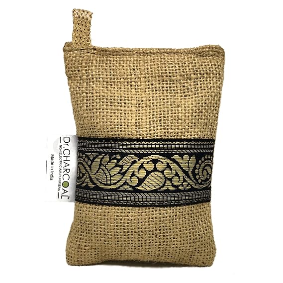 Dr. CHARCOAL Non-Electric Air Purifier, Deodorizer and Dehumidifier for Wardrobe, Fridge and Shoe