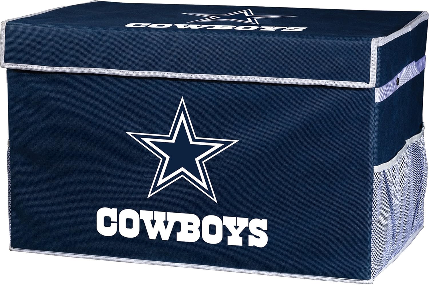 Franklin Sports NFL Folding Storage Footlocker Bins - Official NFL Team Storage Organizers - Collapsible Containers - Large