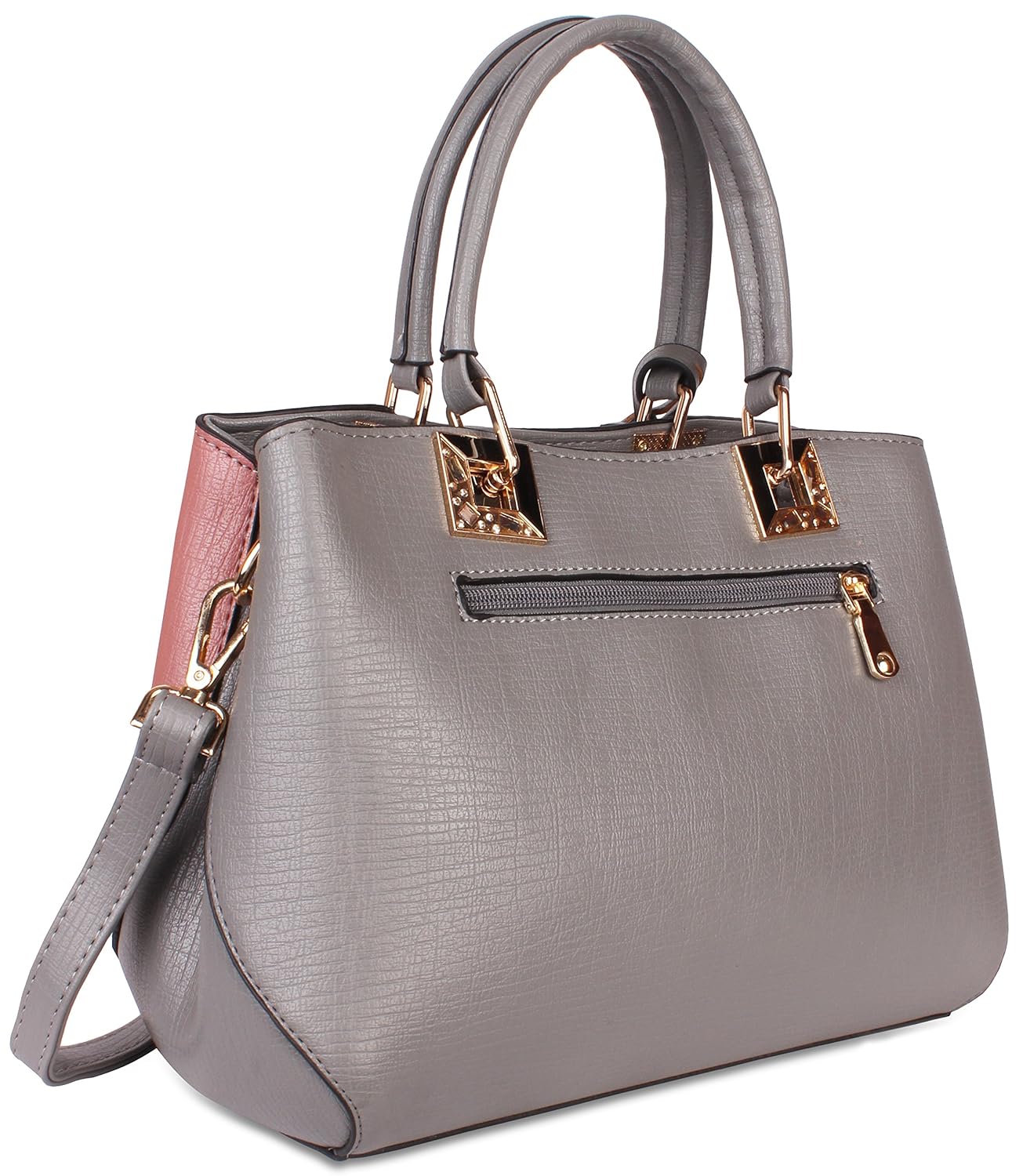 luvoksi women's satchel bag grey handbag for girl's