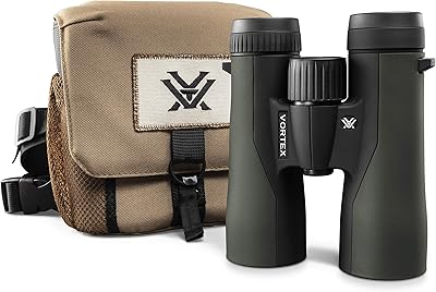 Vortex Optics Crossfire HD 8x42 Binoculars - HD Optical System, Tripod Adaptable, Rubber Armor, Waterproof, Fogproof, Shockproof, Included GlassPak - Unlimited, Unconditional Warranty